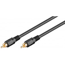 Laidas RCA - RCA S/PDIF (K-K) dviguba izoliacija 2m Goobay 